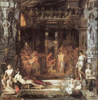 Gustave Moreau : The Daughters of Thespius